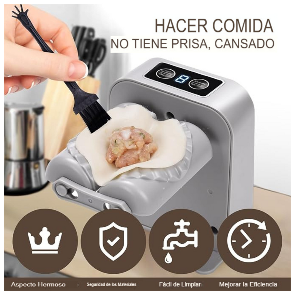 Máquina Eléctrica Automática para Empanadas y Dumplings | Sellado Perfecto