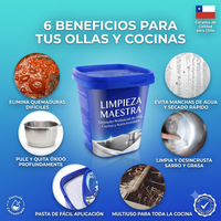 Pasta Mágica Restauradora  Limpieza Profunda para Ollas y Hornos